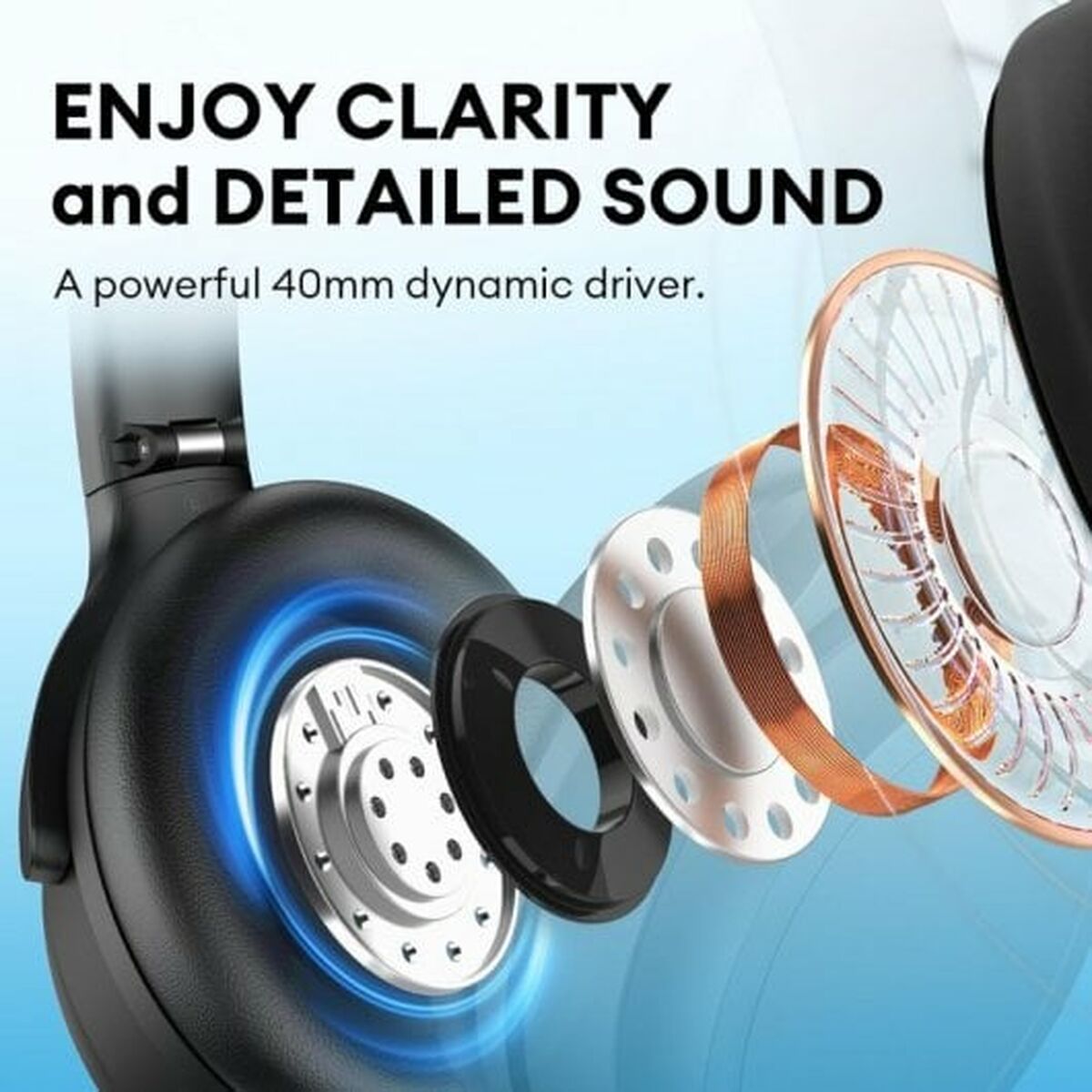 Bluetooth Hodetelefon med Mikrofon Edifier WH700NB  Svart